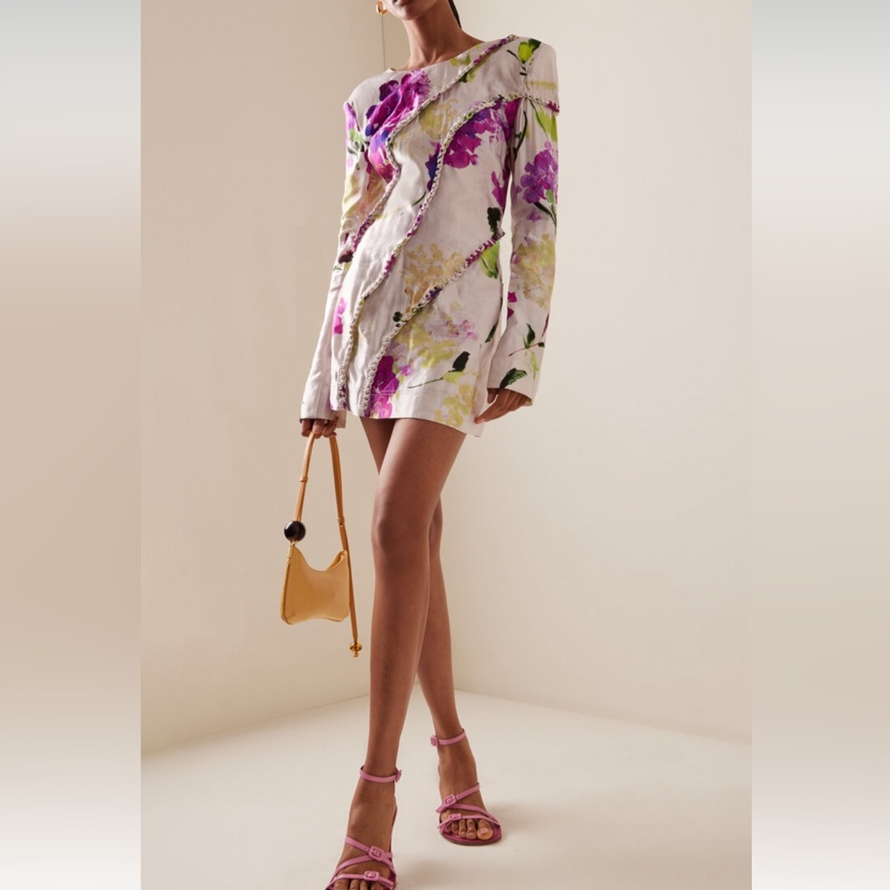 AJE Arbour whipstitch minidress